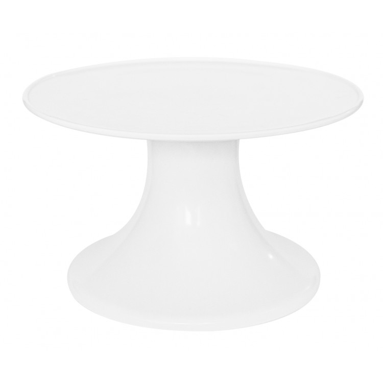 Pedestal Blanco Alto  cm Plato Liso 22 cm – Wilton y Oz