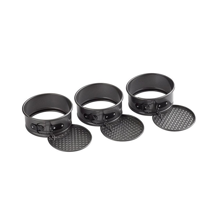 Moldes pequeños desmontables 2105-2174 Wilton, juego de 3, plateado