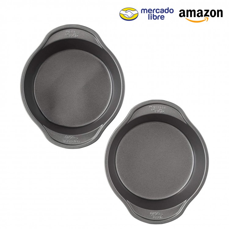 Juego de 2 moldes para pasteles 22 cm (9 pulg.), Wilton en Español, Recetas e Ideas, Productos