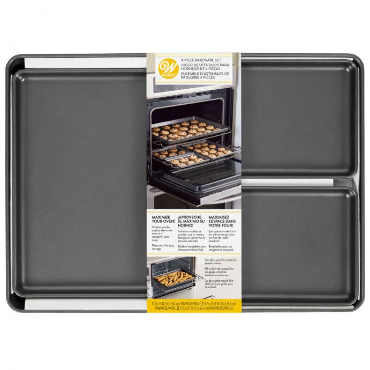 Set de charolas para hornear Wilton® Premium para horno tostador, 2 piezas